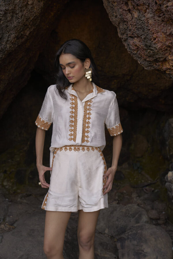 Embroidered Shorts Set - Image 20