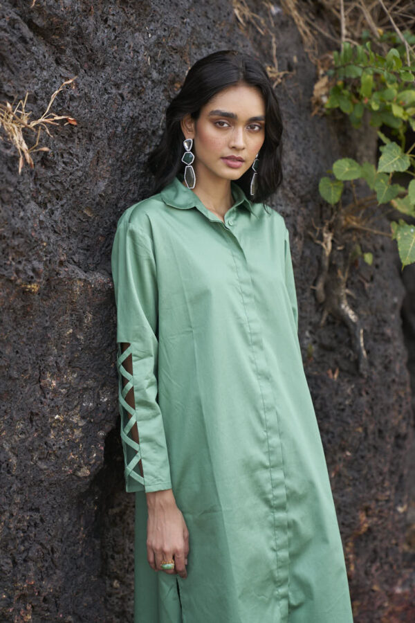 Criss Cross Cotton Midi - Image 6