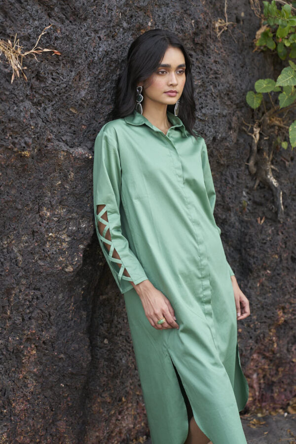 Criss Cross Cotton Midi - Image 10