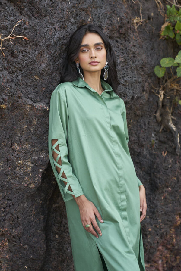 Criss Cross Cotton Midi - Image 12