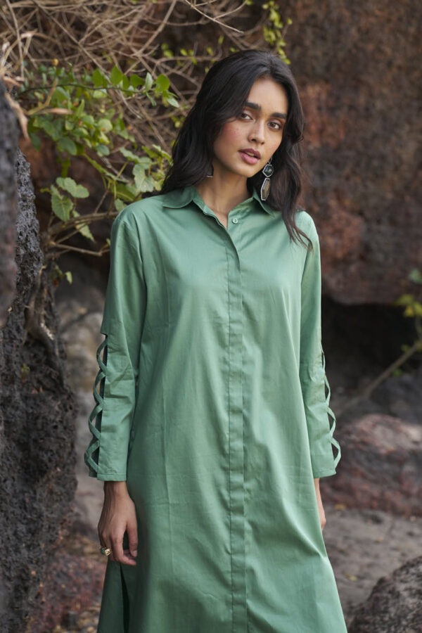 Criss Cross Cotton Midi - Image 17