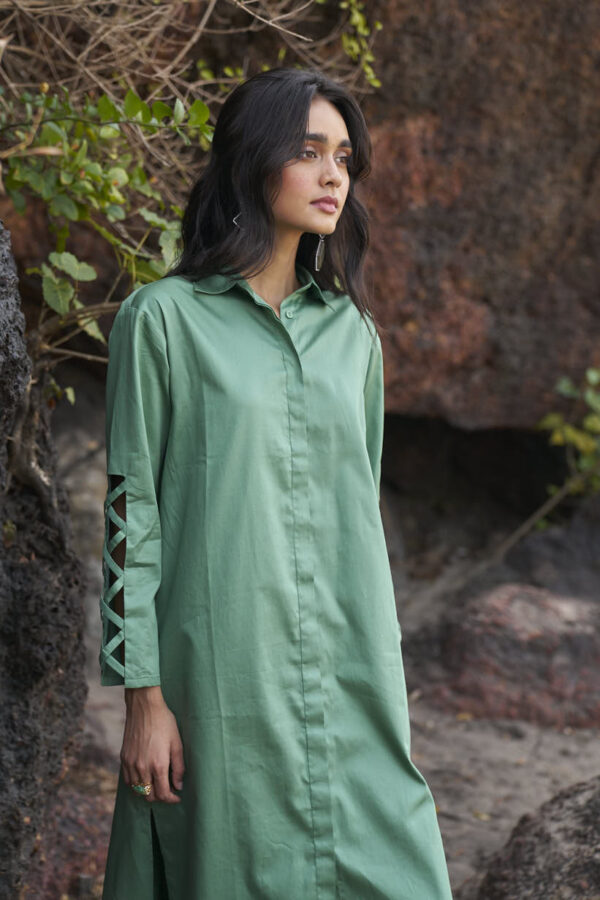 Criss Cross Cotton Midi - Image 15