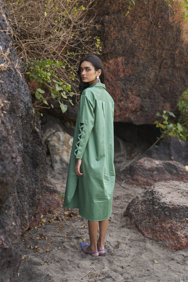 Criss Cross Cotton Midi - Image 19