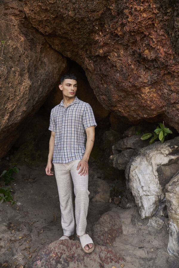 Textured Stripe Pant - Image 3