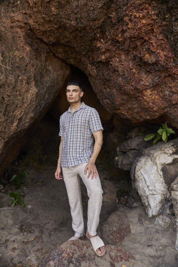 Textured Stripe Pant - Image 5