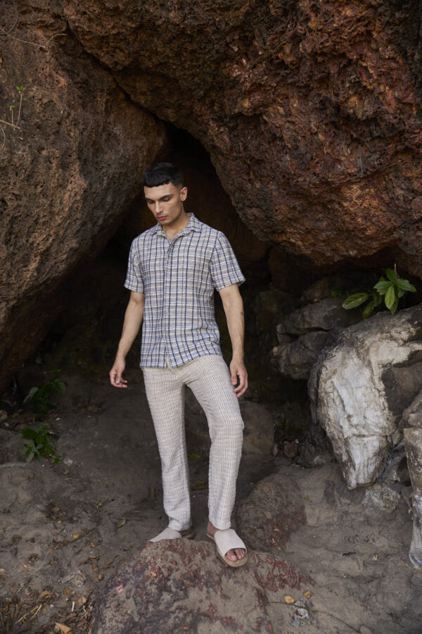 Textured Stripe Pant - Image 6