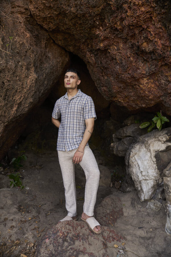 Textured Check Shirt - Image 4