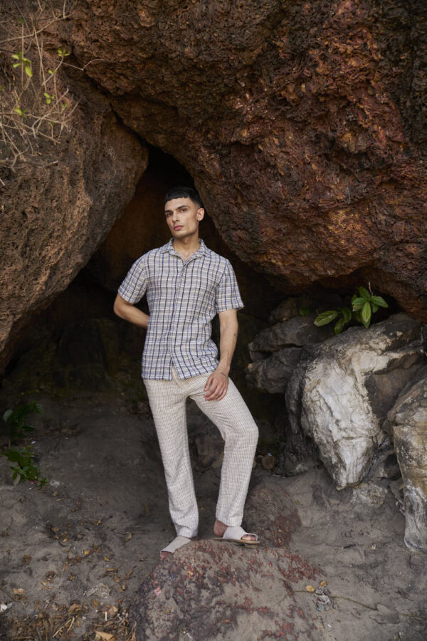 Textured Stripe Pant - Image 8