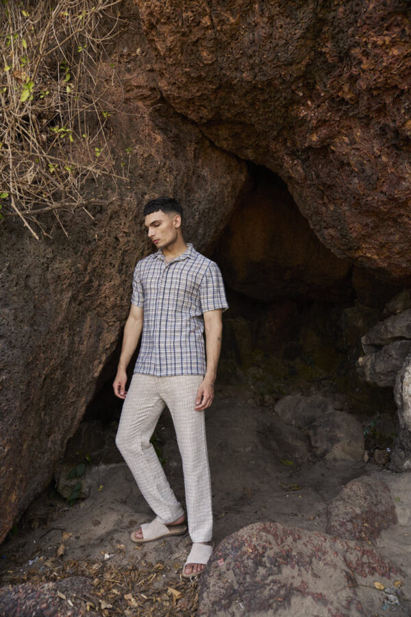 Textured Stripe Pant - Image 11