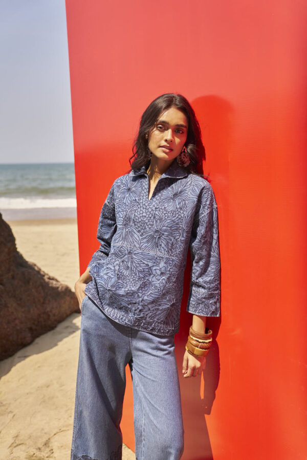 Embroidered Denim Set - Image 17