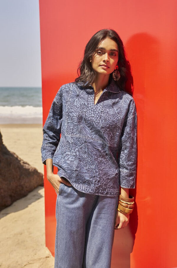 Embroidered Denim Set - Image 19