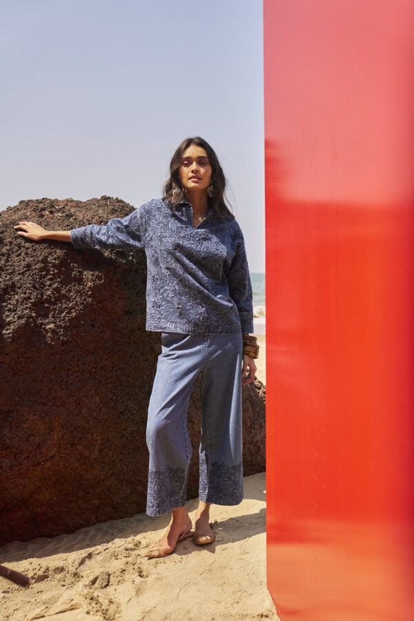 Embroidered Denim Set - Image 21