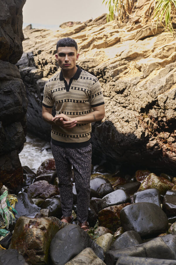 Ikat Printed Pant - Image 9