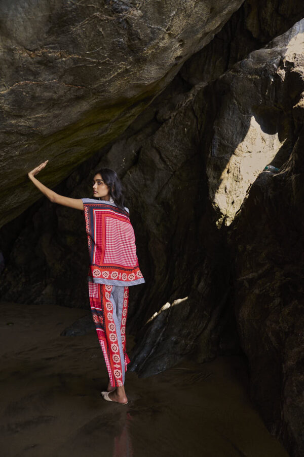 Scarf Printed Top - Image 5