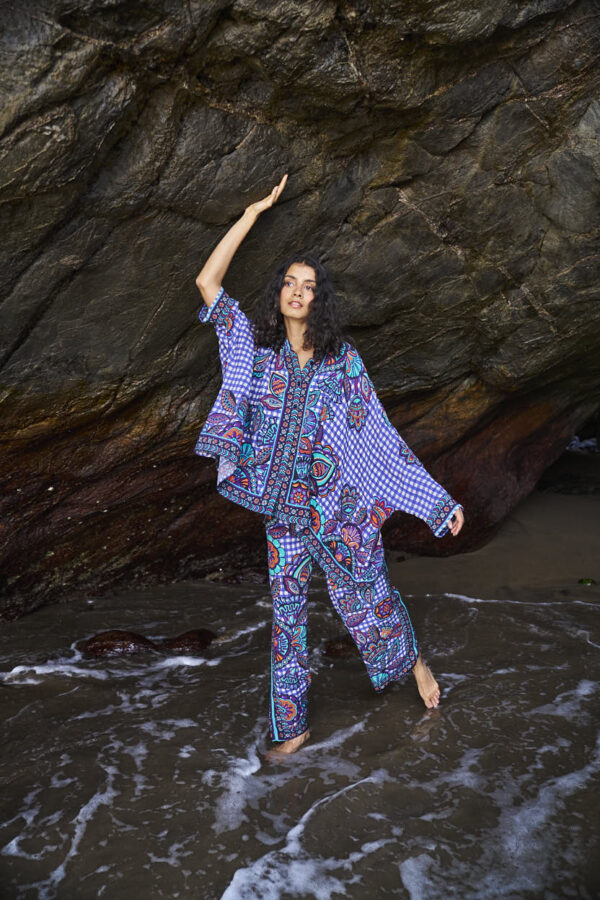Printed Check Boxy Top - Image 14