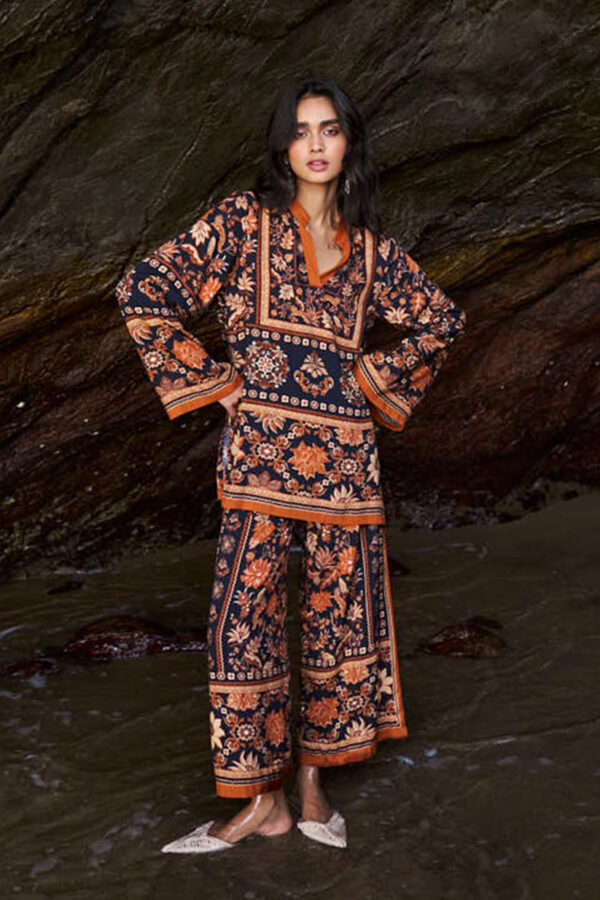 Earth Toned Printed Top - Image 5