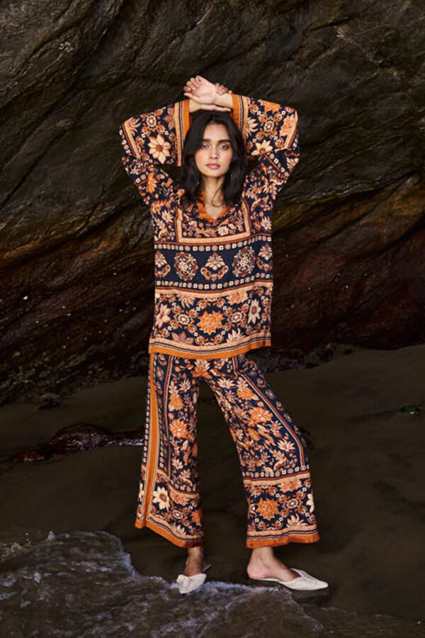 Earth Toned Printed Top - Image 11
