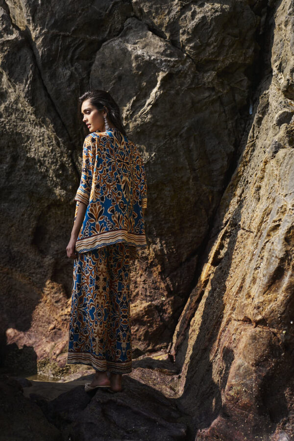 Abstract Floral Printed Set - Image 2