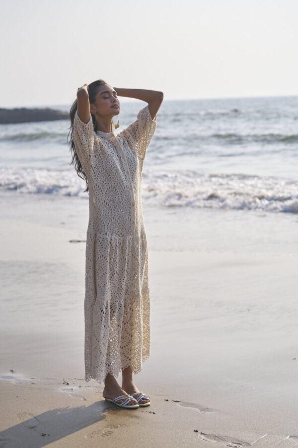 Schiffli Tiered Dress - Image 29