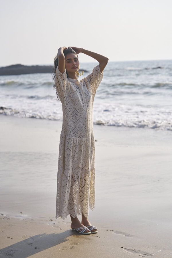Schiffli Tiered Dress - Image 26