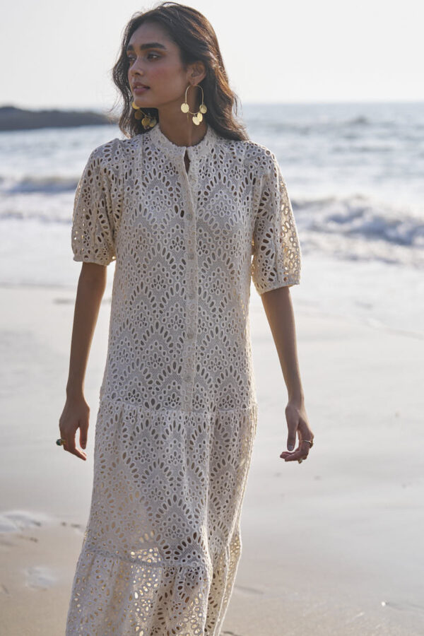 Schiffli Tiered Dress - Image 21