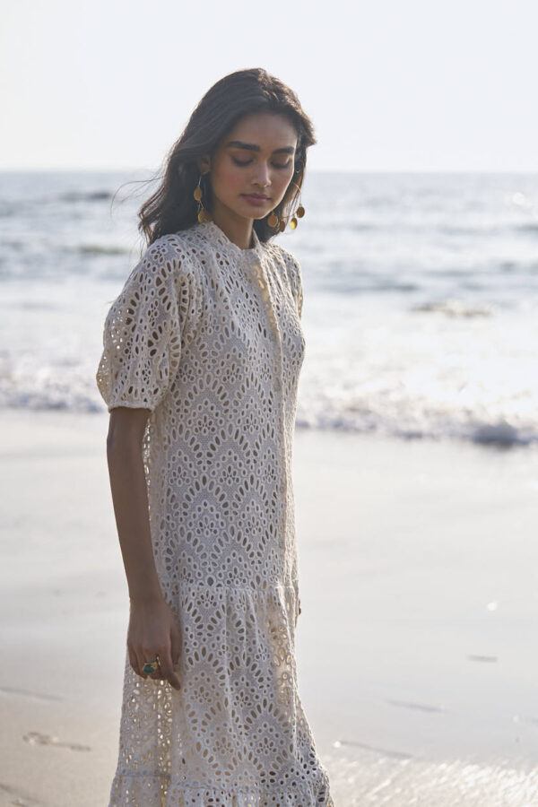 Schiffli Tiered Dress - Image 19
