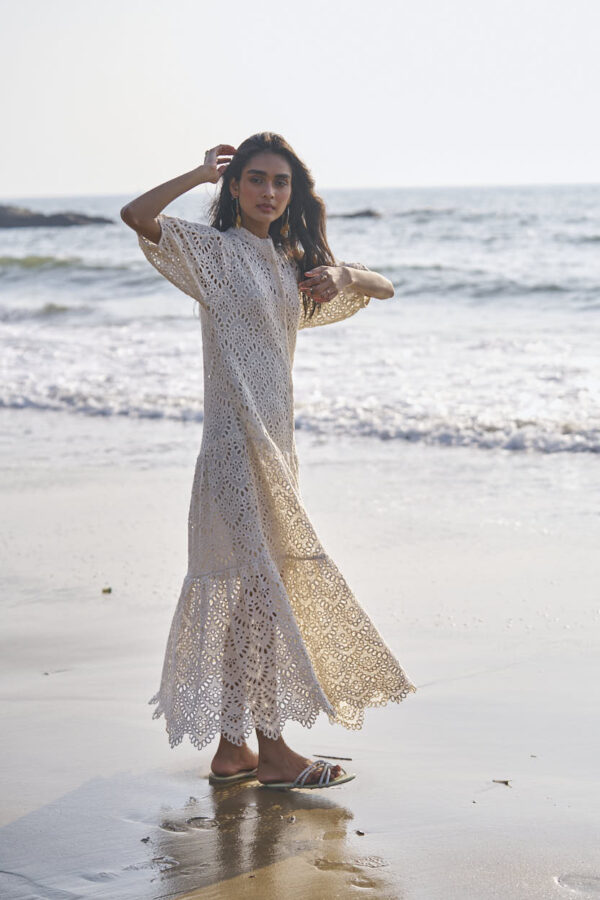 Schiffli Tiered Dress - Image 15