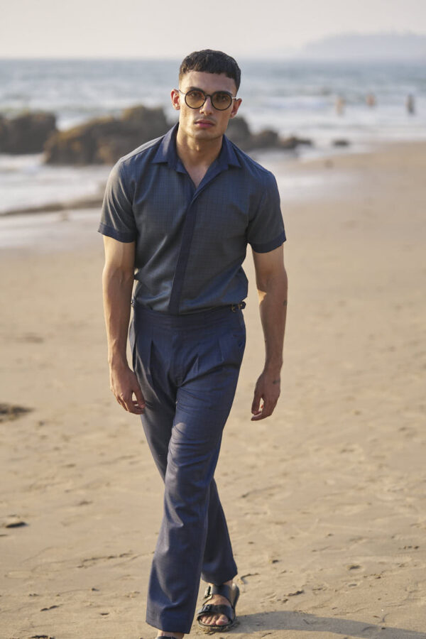 Navy Notch Pant - Image 9