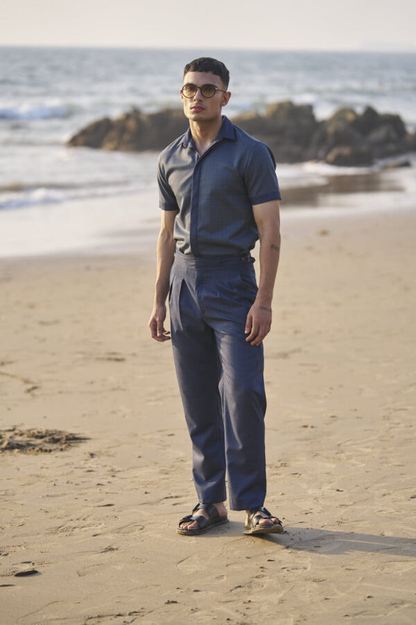 Navy Notch Pant - Image 11