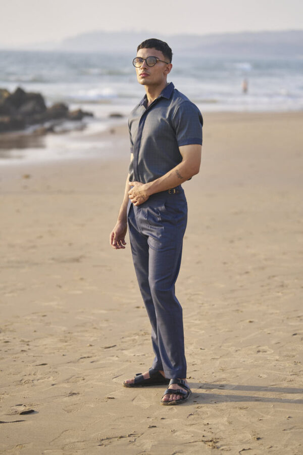 Navy Notch Pant - Image 14