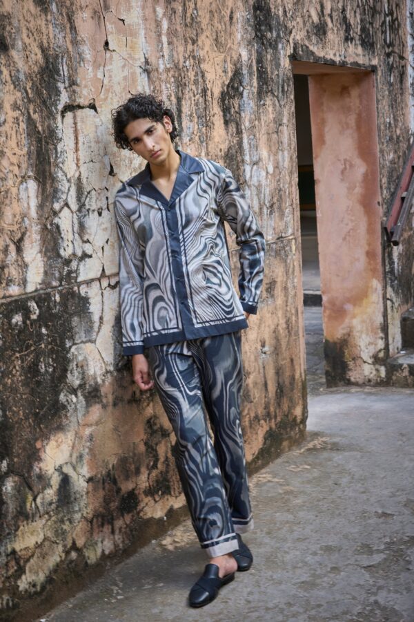 Marble Print Shirt - Image 3