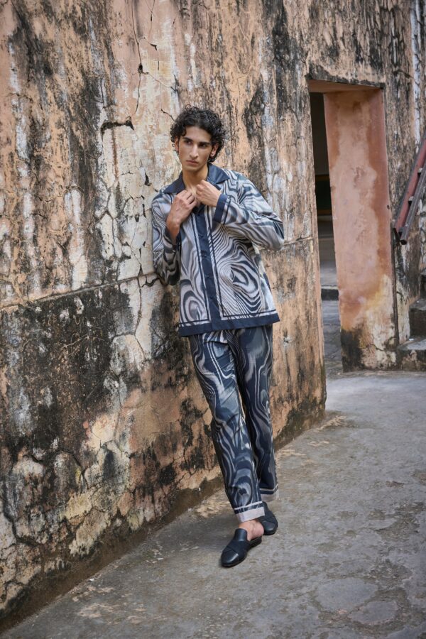 Marble Print Shirt - Image 4