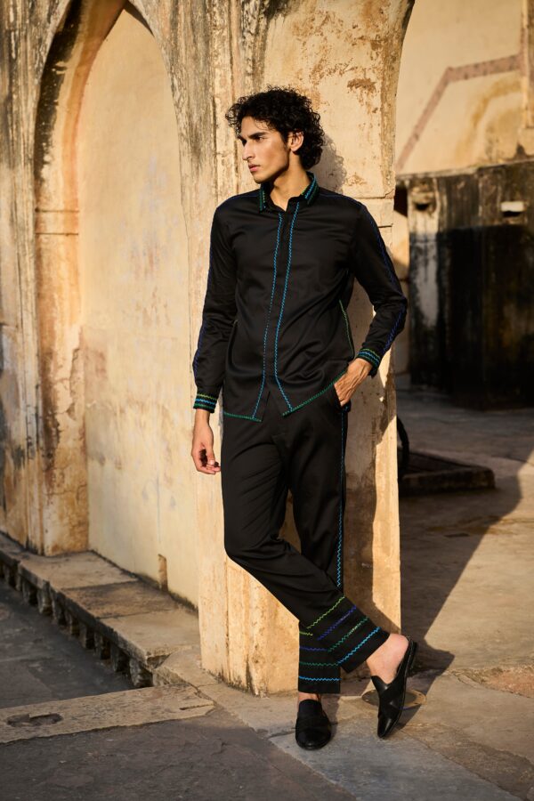 Zig Zag Stitch Pant - Image 2