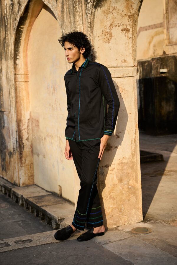Zig Zag Stitch Pant - Image 4
