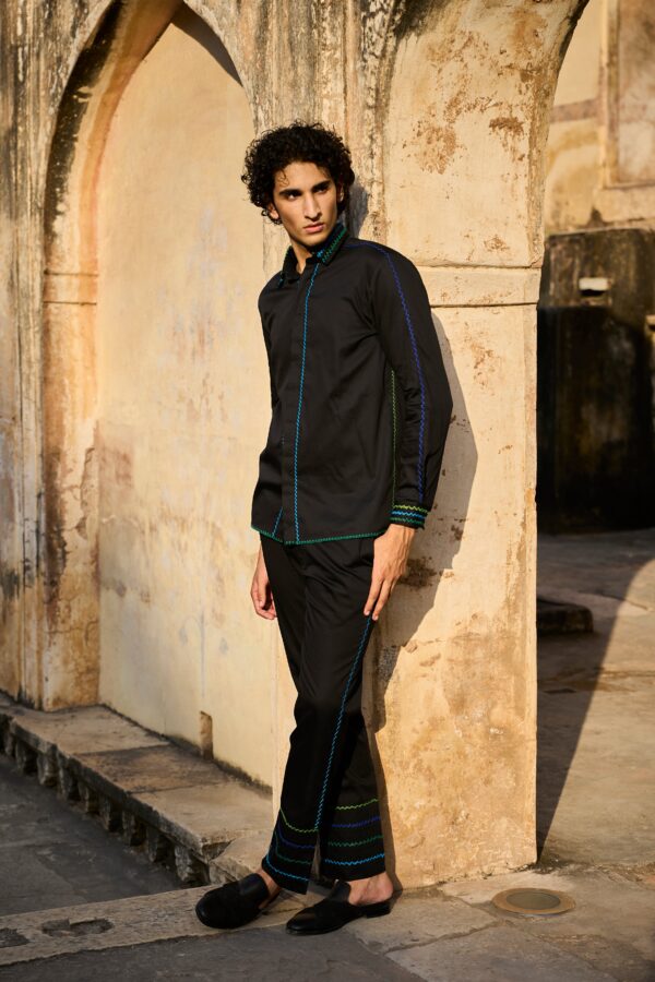 Zig Zag Stitch Pant - Image 5