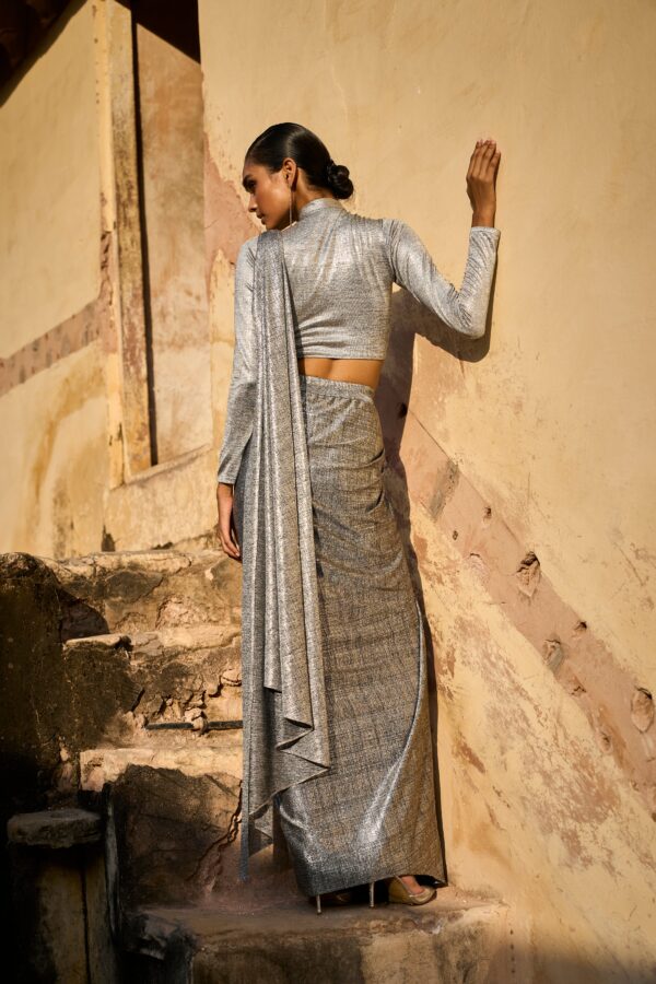 Silver Knit Shirt - Image 6