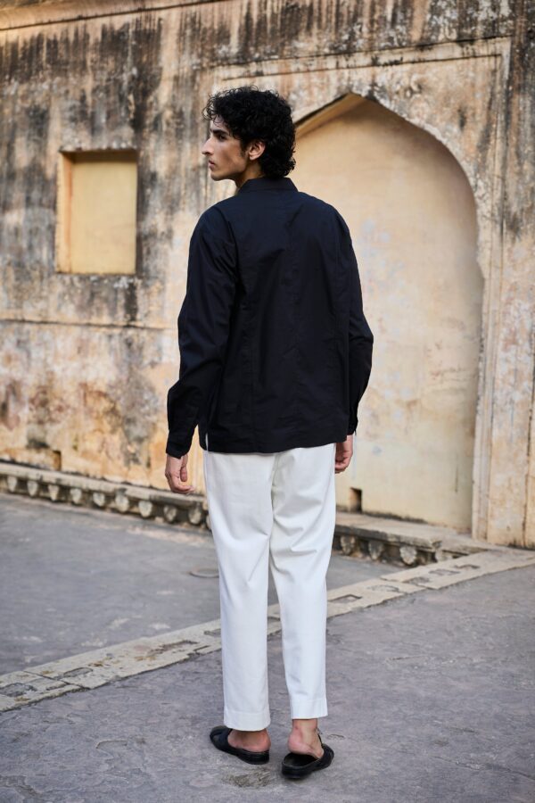 Lace Patch Popover Shirt - Image 5