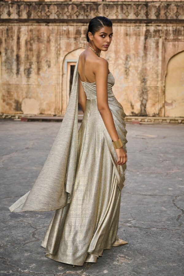 Sari Drape Gown - Image 6