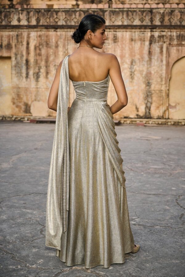 Sari Drape Gown - Image 7