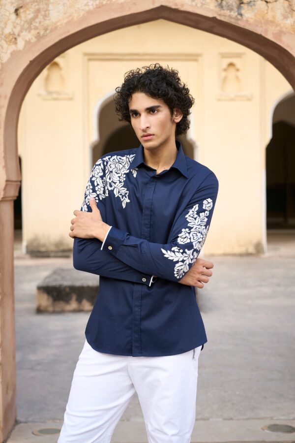 Placement Embroidered Shirt