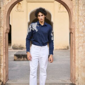 Tapered White Jean