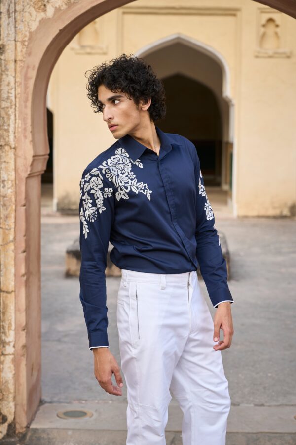 Placement Embroidered Shirt - Image 2