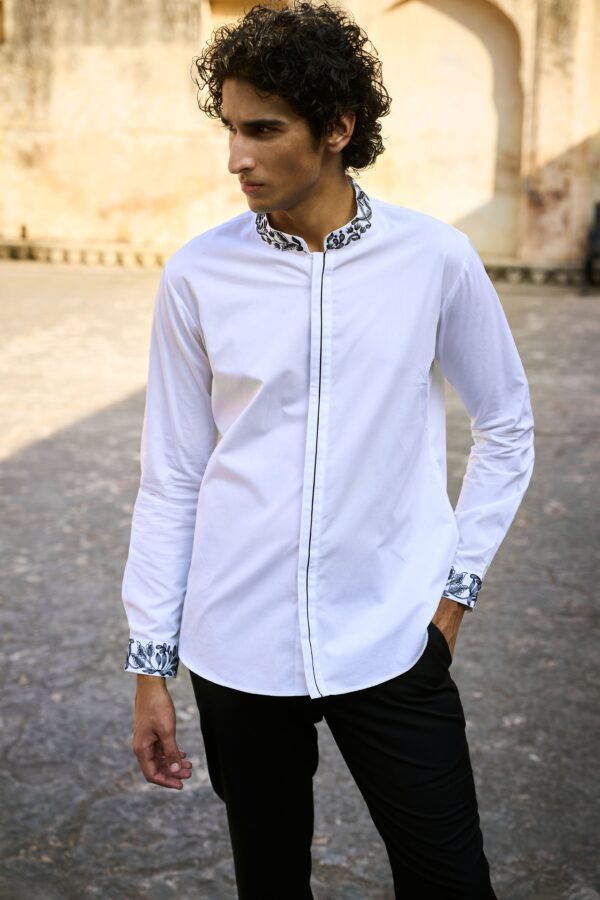 Embroidered Bandi, Shirt and Pant - Image 7