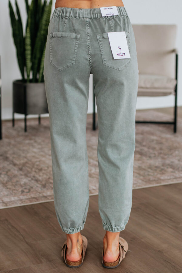 Drea Mica Joggers - Dusty Sage - Image 6