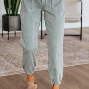 Drea Mica Joggers - Dusty Sage