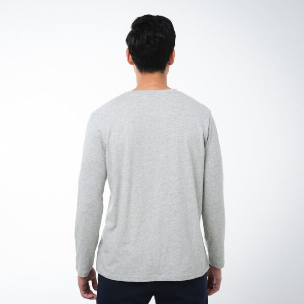 Core Long Sleeve T-Shirt | Grey Marle - Image 3