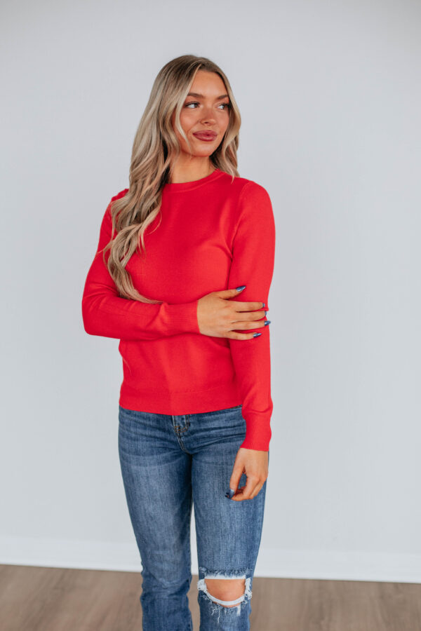 Eldridge Long Sleeve Top - Poppy - Image 5