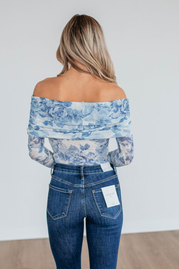 Elise Floral Mesh Bodysuit - Image 6