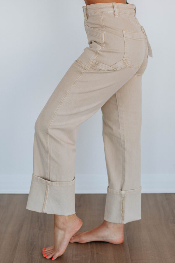 Erin Risen Jeans - Khaki - Image 2