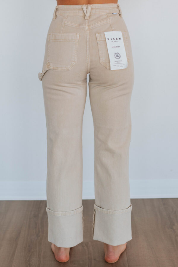Erin Risen Jeans - Khaki - Image 3